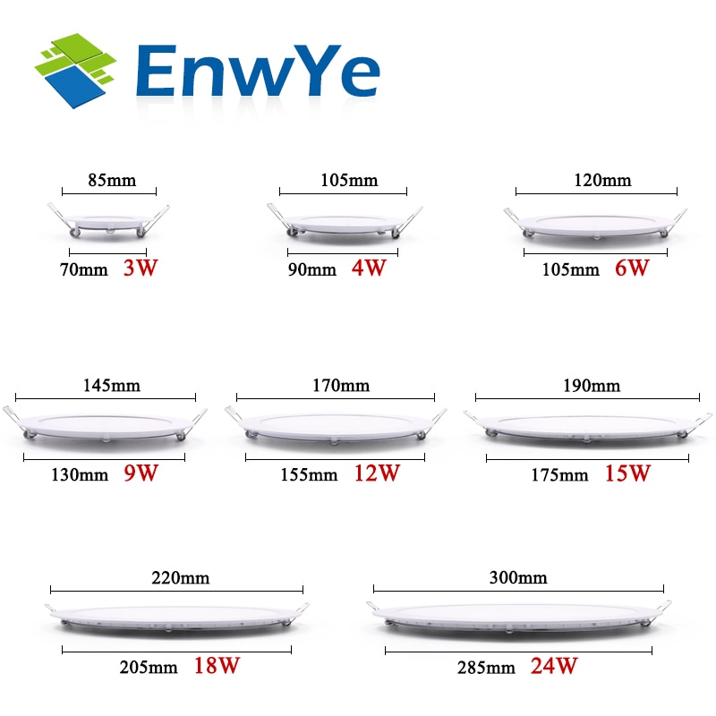 EnwYe-LED ʹ ٿƮ , 3W 4W 6W 9W 12W 15W..